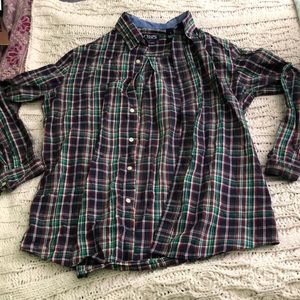 Plaid Button-Up